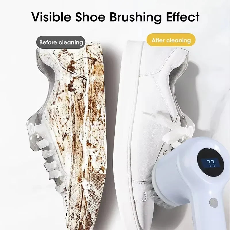 Cordless Electric Spin Scrubber – 5-in-1 Deep Cleaning Brush